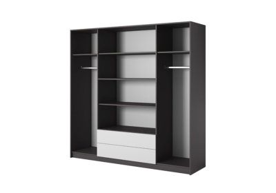 Armoire 4 Portes 2 Tiroirs (Collection Sega) Les Chambres à Coucher Les meubles qu'on aime ! 2