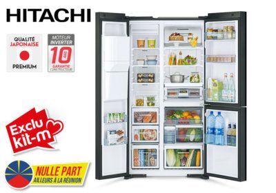 Réfrigérateur Américain 3 Portes Hitachi (R-MX700GVRU0 GBK) Exclu Kit-M !!! Les meubles qu'on aime ! 2