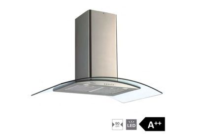 Hotte Galbée Décorative 90cm Glem (GHS972) L'Électroménager Les meubles qu'on aime ! 2