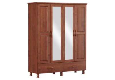 Armoire 4 Portes 2 Tiroirs Bronze Les Chambres à Coucher Les meubles qu'on aime !