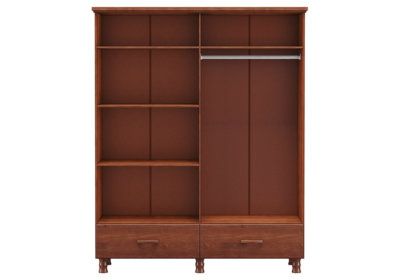 Armoire 4 Portes 2 Tiroirs Bronze Les Chambres à Coucher Les meubles qu'on aime ! 2