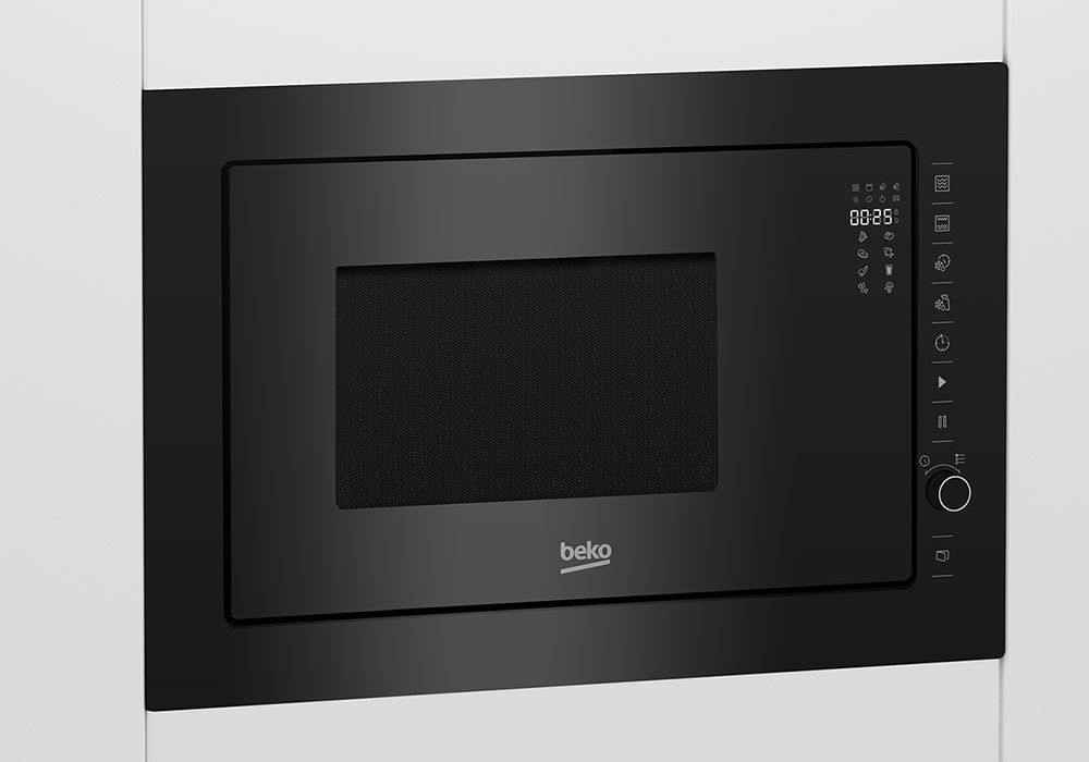 Four Micro ondes Encastrable 25L Inox Noir Beko (BMGB25333BG) L'Électroménager Les meubles qu'on aime ! 2