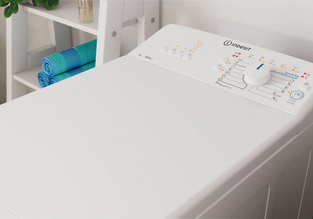 Lave-Linge Top 6.5kg Indesit (BTWNL60400FR) L'Électroménager Les meubles qu'on aime ! 2