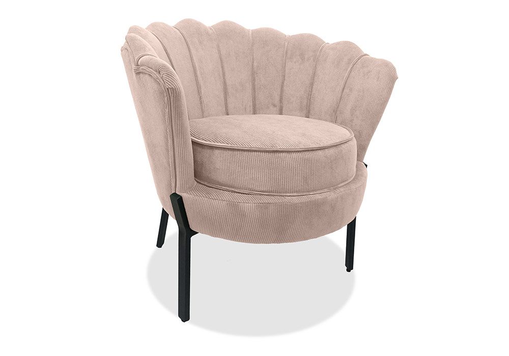 Fauteuil Coquillage Côtelé Steeler LES BONNES AFFAIRES Les meubles qu'on aime ! 2