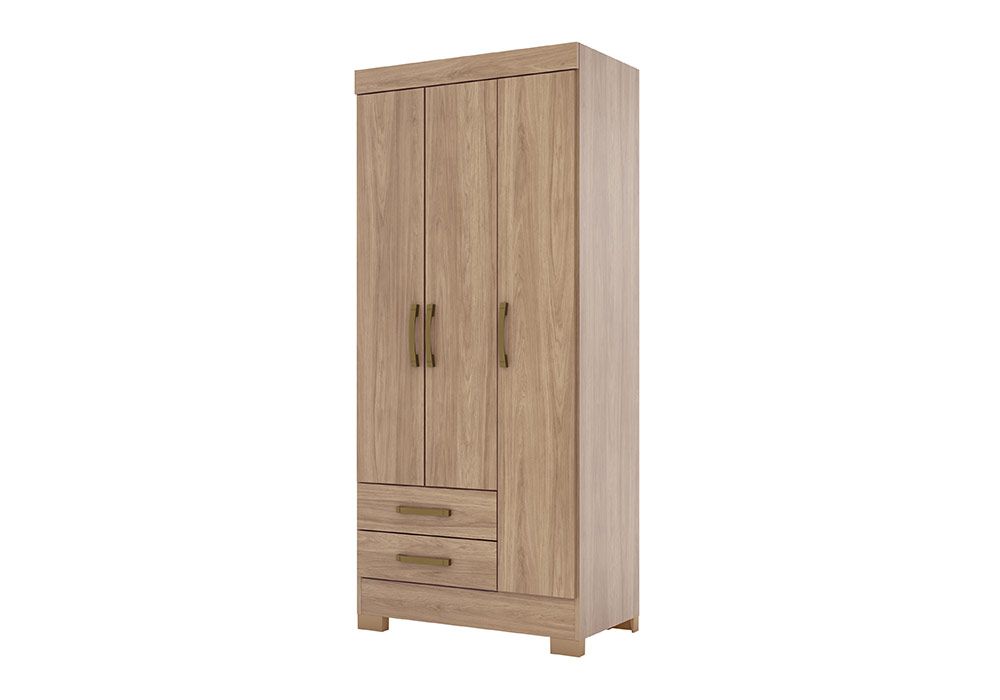 Armoire 3 Portes 2 Tiroirs Les Armoires, Commodes & Chevets Les meubles qu'on aime ! 2