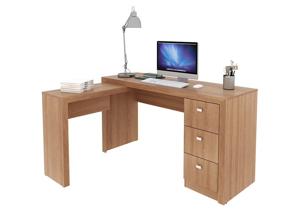 Bureau d’Angle Réversible 3 Tiroirs Les Bureaux Les meubles qu'on aime ! 2