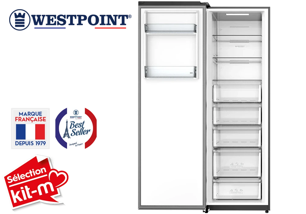 Congélateur Armoire 1 Porte Westpoint ( WVNMN-30E24.EDI) Exclu Kit-M !!! Les meubles qu'on aime ! 2